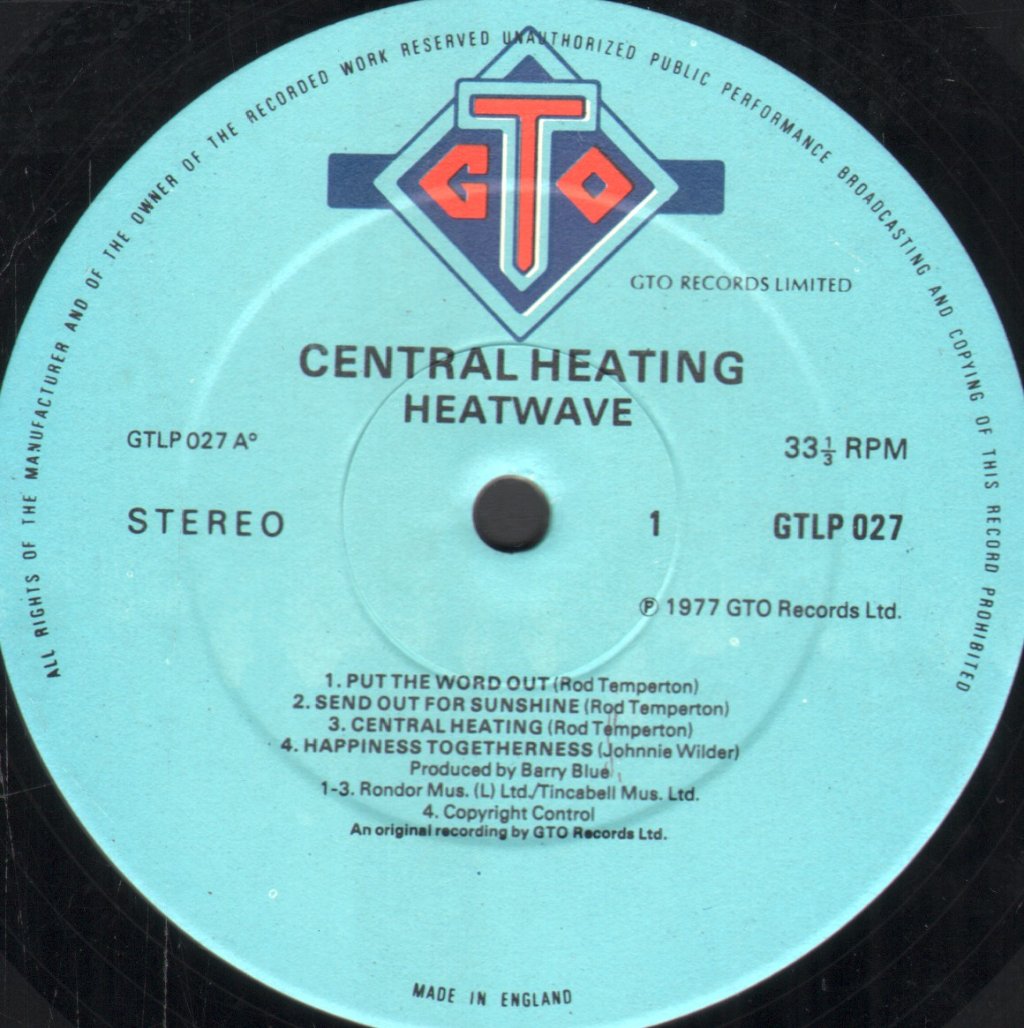 Heatwave - Central Heating - Lp
