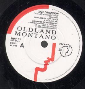 Oldland Montano - Love Dimension - 7 Inch