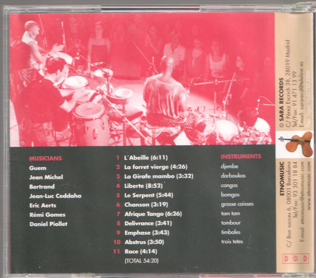 Guem Et Zaka - Best Of Percussion - Cd