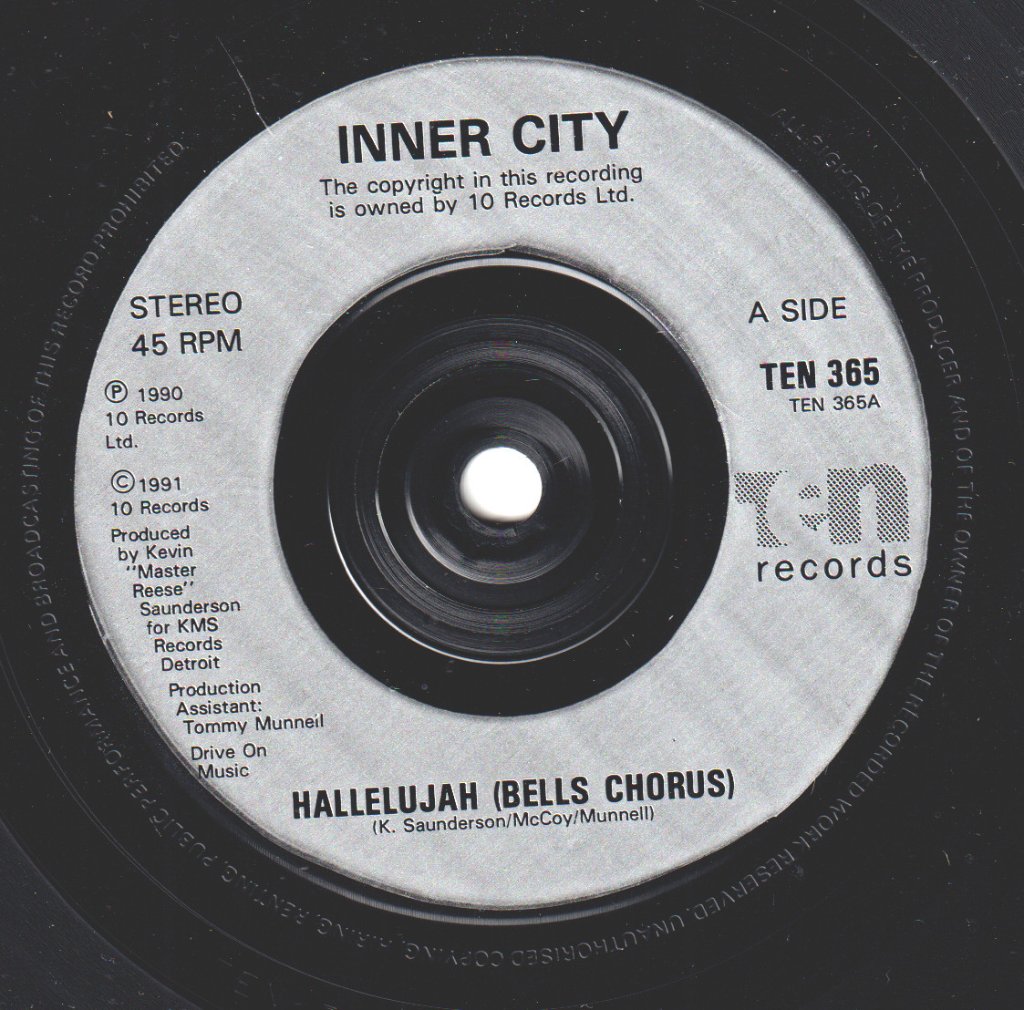 Inner City - Hallelujah - 7 Inch
