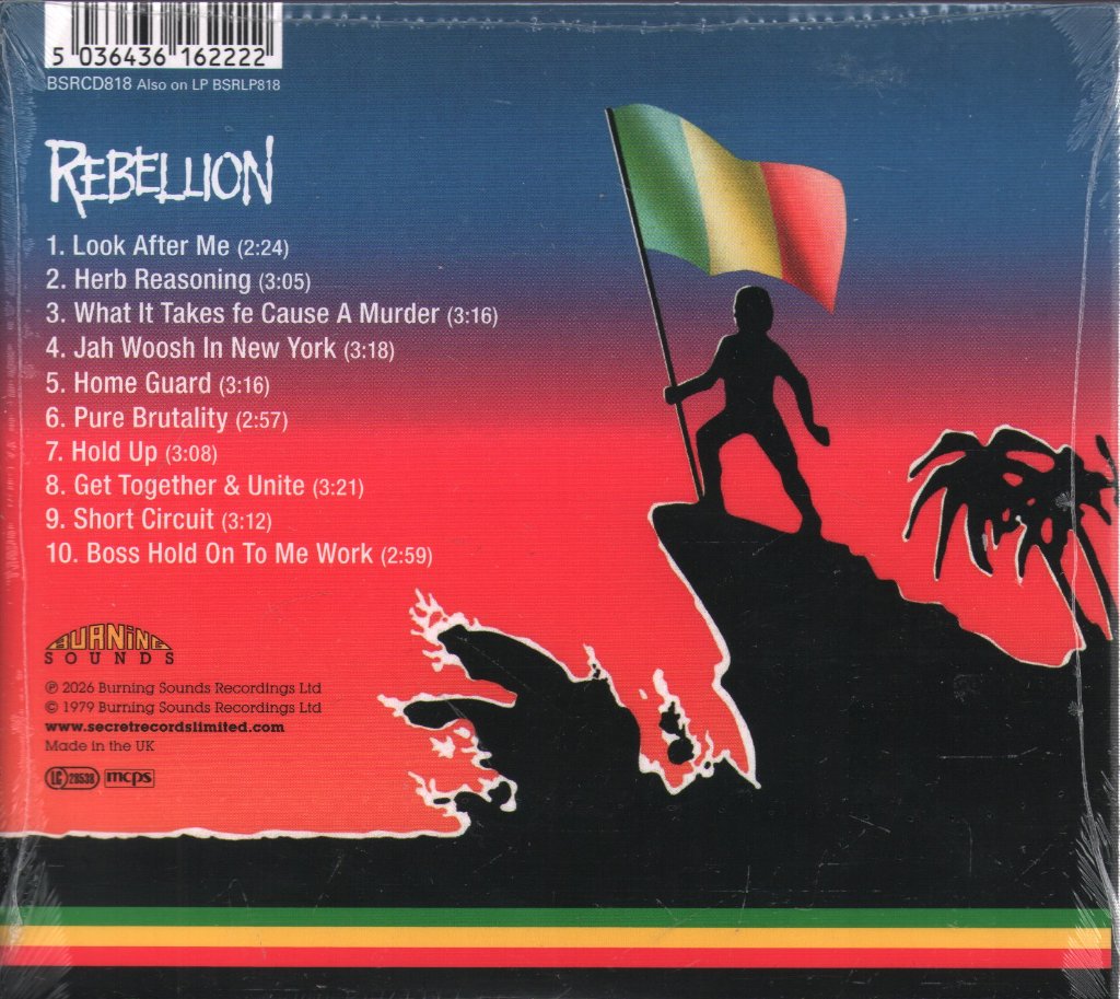 Jah Woosh and Sis Bee - Rebellion - Cd