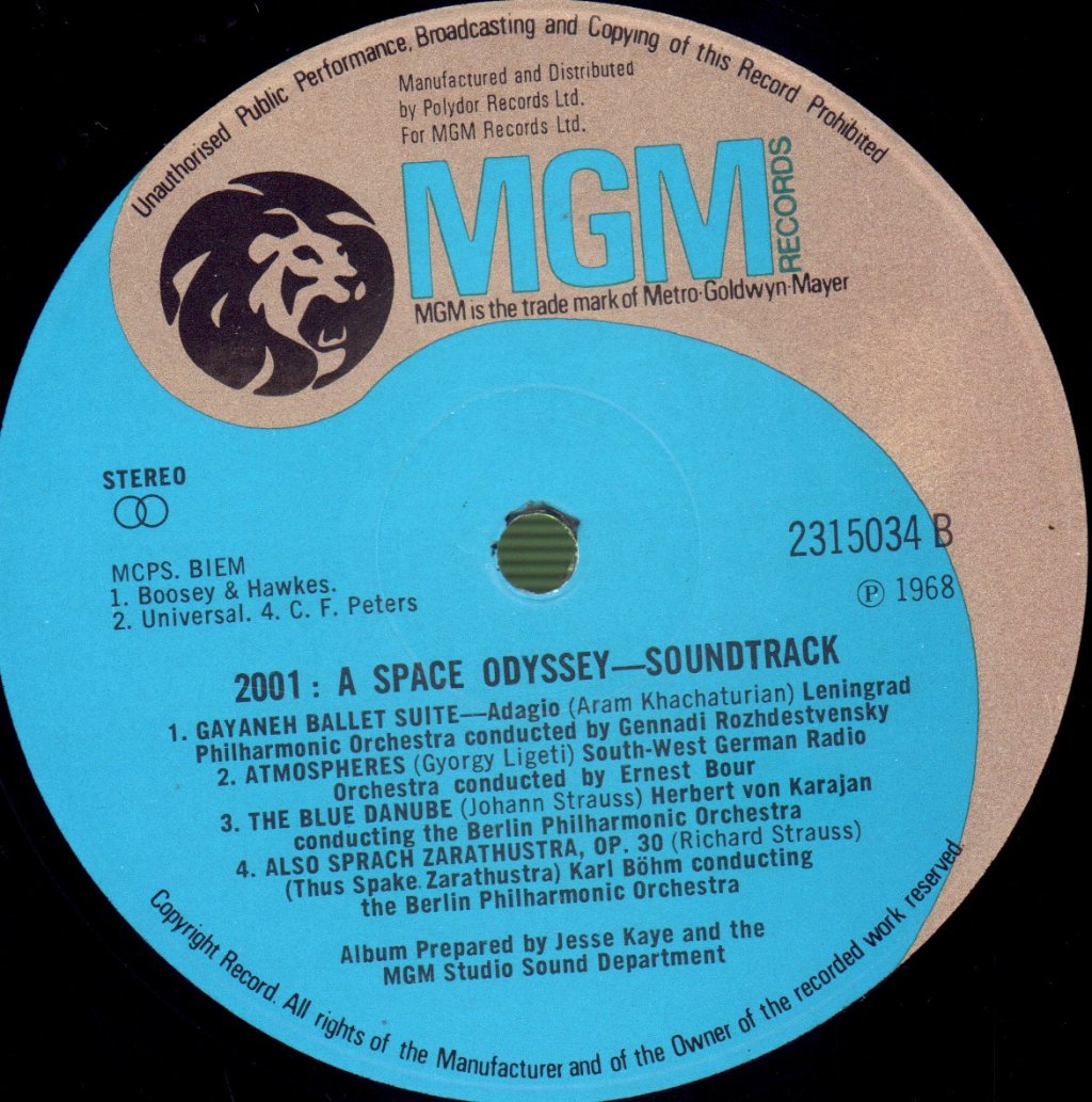 Various Artists - 2001 A Space Odyssey (Soundtrack) - Lp