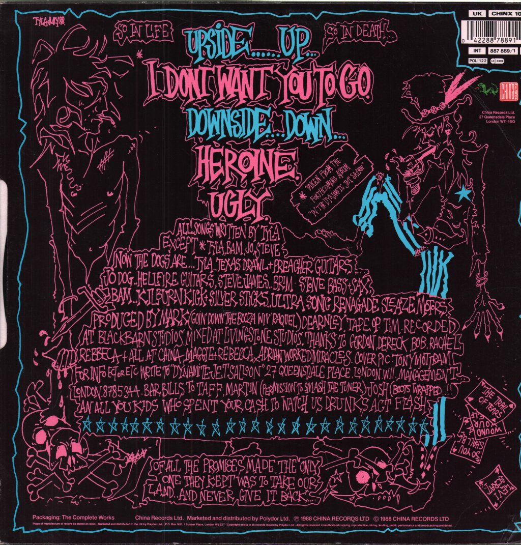 Dogs D'amour - I Don't Want You To Go - 12 Inch