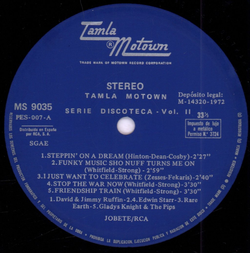 Various Artists - Tamla Motown- Serie Discoteca Vol.2 - Lp