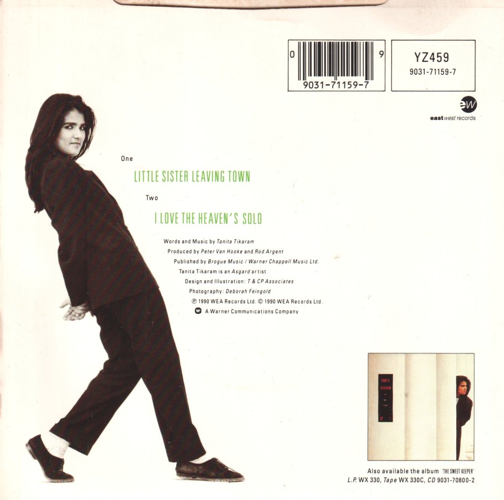 Tanita Tikaram - Little Sister Leaving Town - 7 Inch
