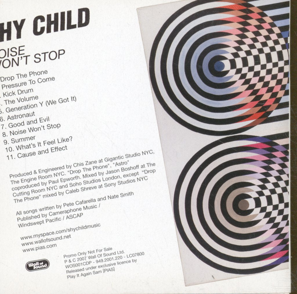 Shy Child - Noise Won't Stop - Cd