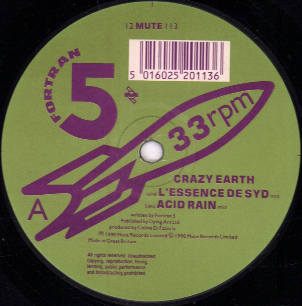 Fortran 5 - Crazy Earth - 12 Inch
