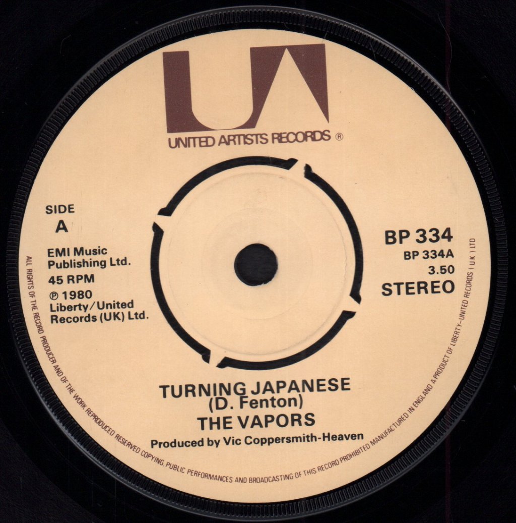 Vapors - Turning Japanese - 7 Inch