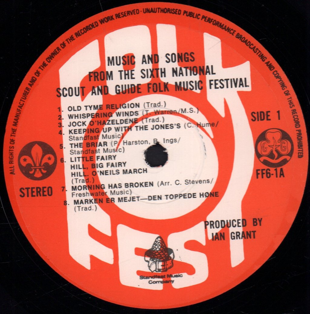 Various Artists - Music And Songs From The 6Th National Scout And Guide - Lp