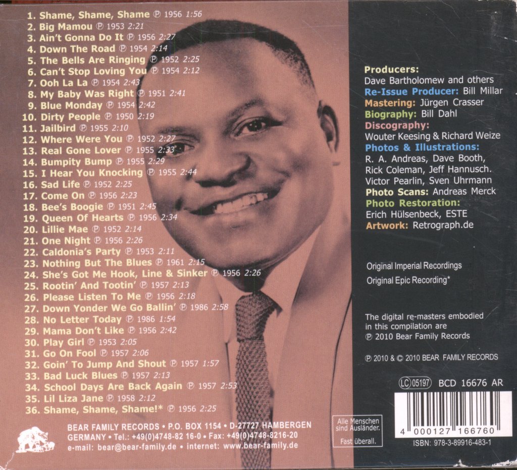 Smiley Lewis - Rocks - Cd