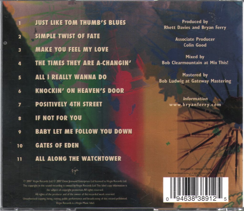 Bryan Ferry - Dylanesque - Cd