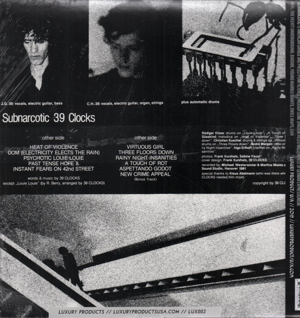 39 Clocks - Subnarcotic - Lp