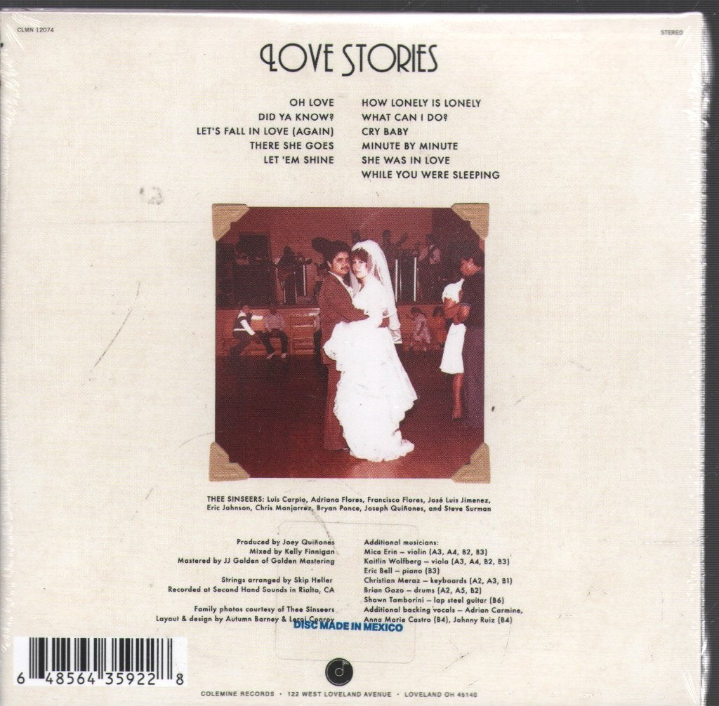 Thee Sinseers - Love Stories - Cd