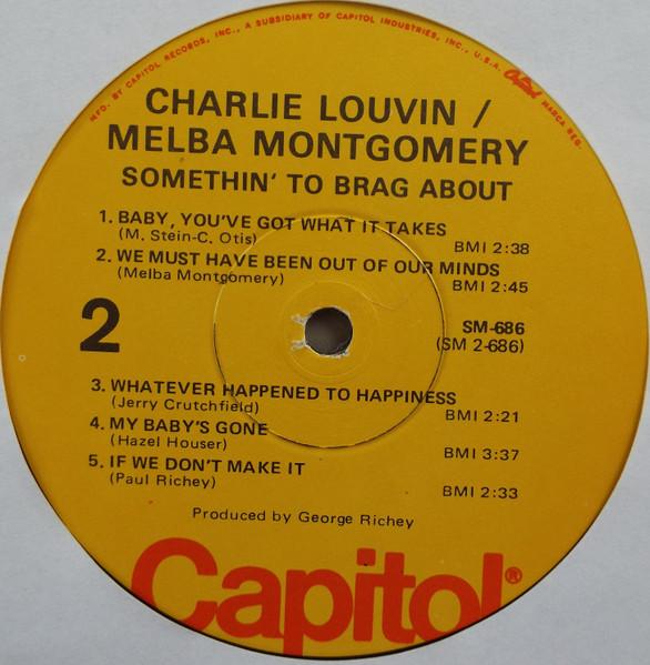 Charlie Louvin - Somethin' To Brag About - Lp