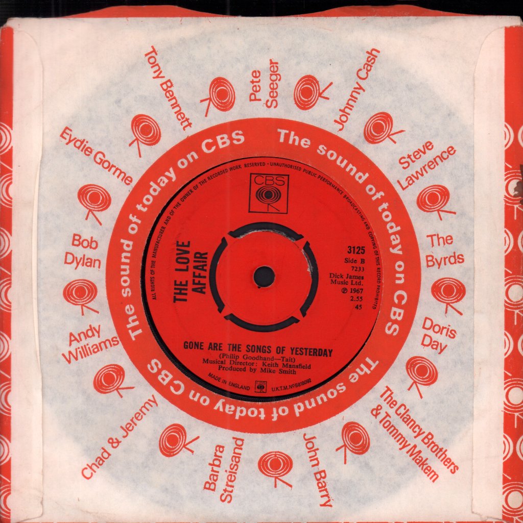 Love Affair - Everlasting Love - 7 Inch