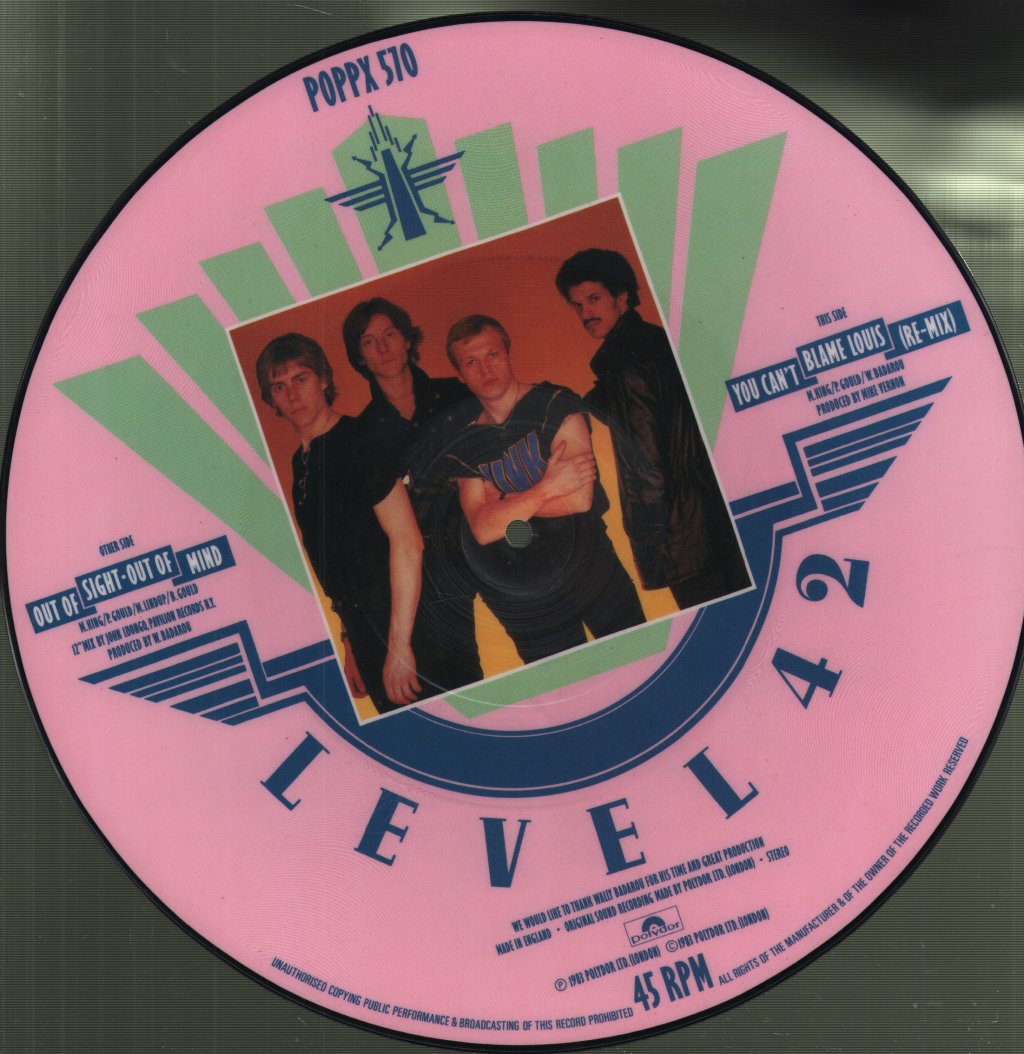 Level 42 - Out Of Sight Out Of Mind - 12 Inch