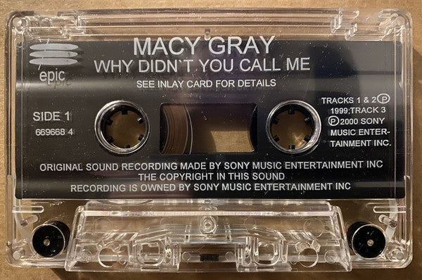 Macy Gray - Why Didn't You Call Me - Cassette
