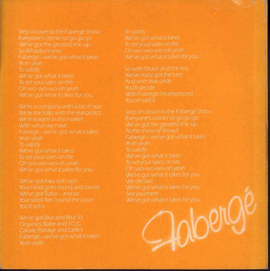Fabergettes - We've Got What It Takes - 7 Inch