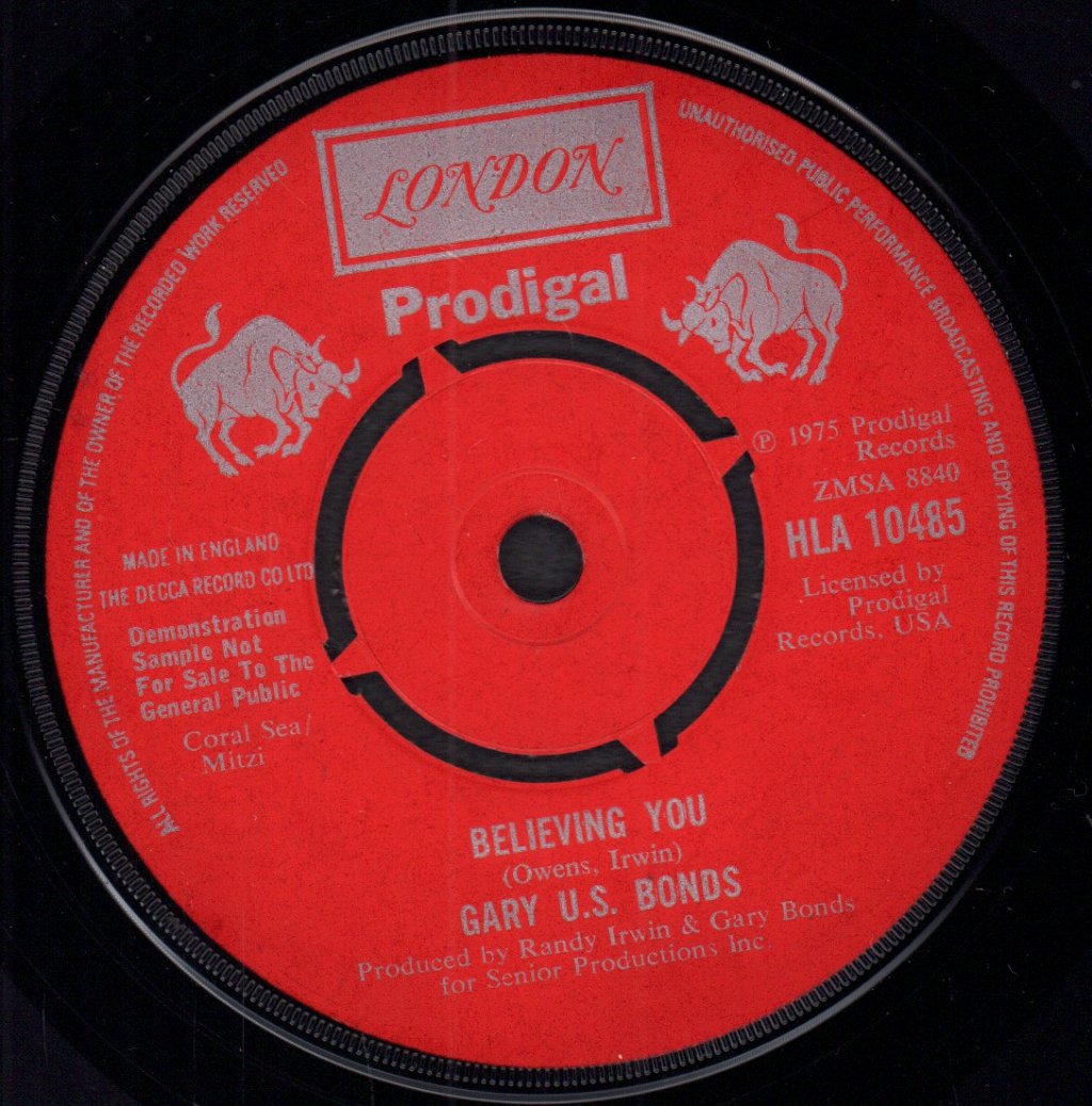Gary Us Bonds - Grandma's Washboard Band - 7 Inch