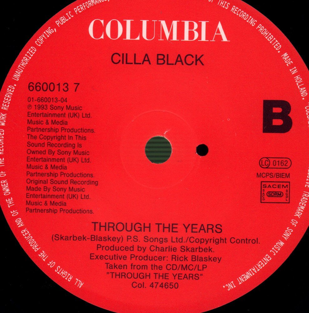 Cilla Black With Barry Manilow - You'll Never Walk Alone - 7 Inch
