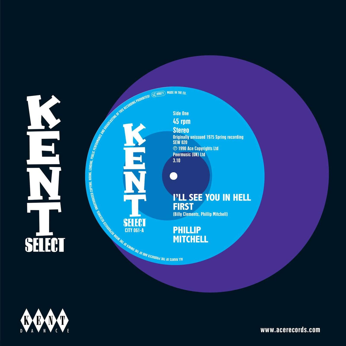 Phillip Mitchell - I'll See You In Hell First - 7 Inch