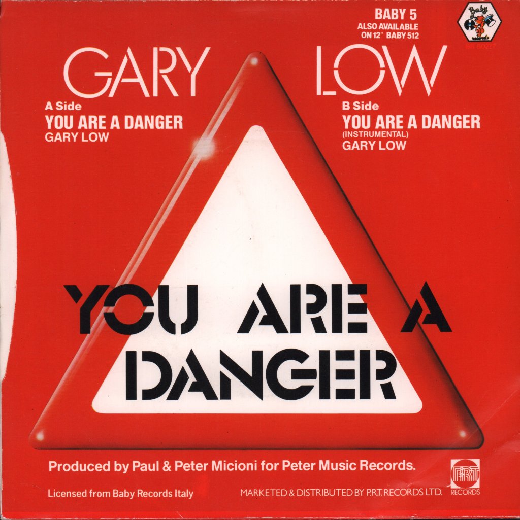 Gary Low - You Are A Danger - 7 Inch