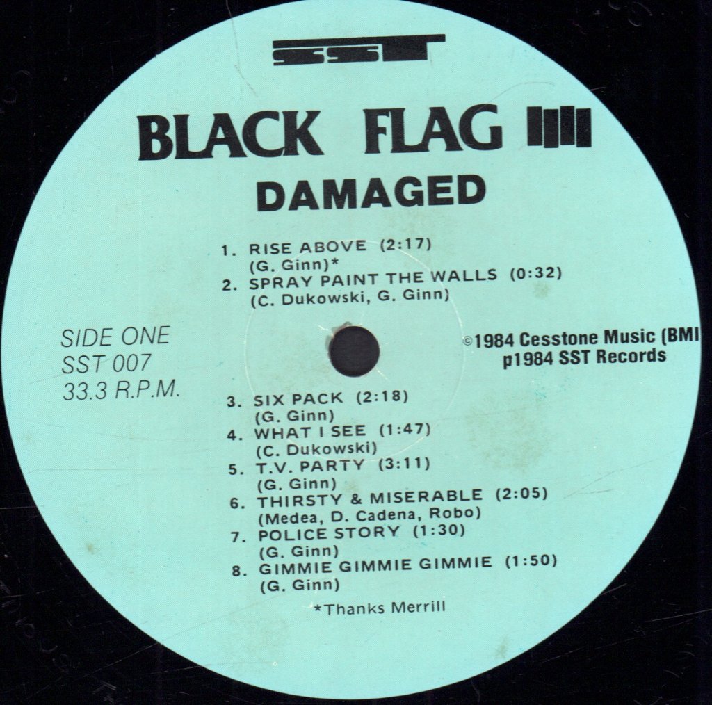 Black Flag - Damaged - Lp