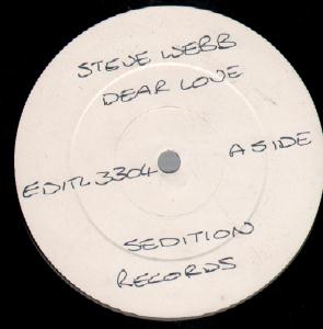 Steve Webb - Dear Love - 12 Inch