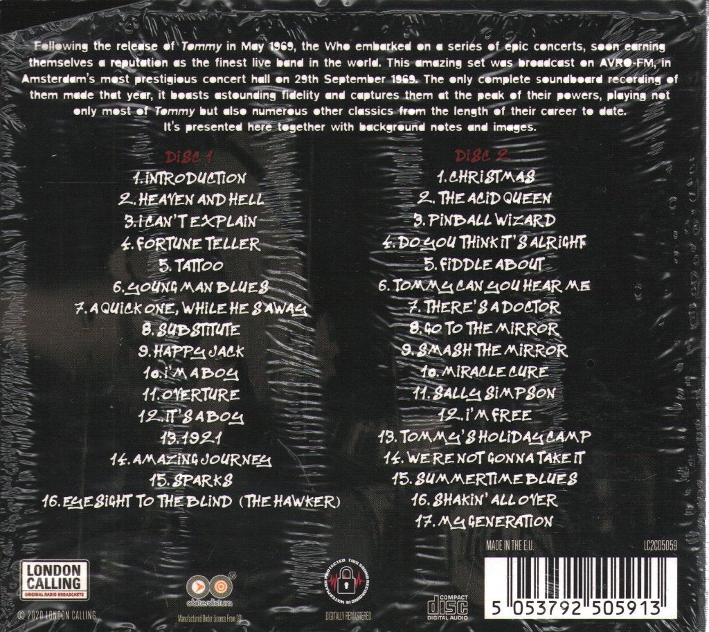 Who - Live In Amsterdam - Cd Set
