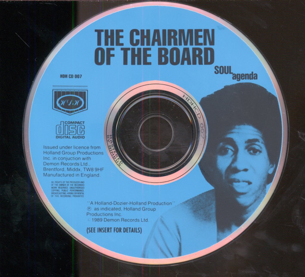 Chairmen Of The Board - Soul Agenda - Cd