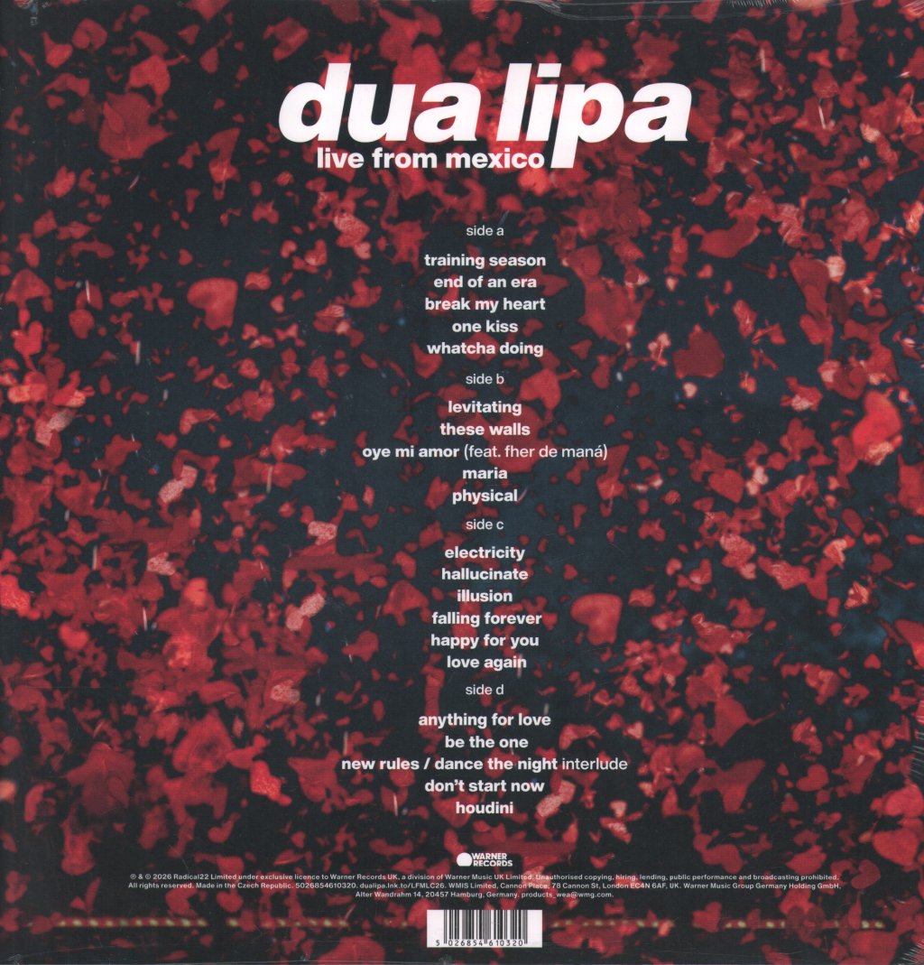 Dua Lipa - Live From Mexico - Double Lp