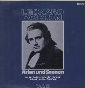Leonard Warren - Vol 2 Arien Und Szenen - Lp