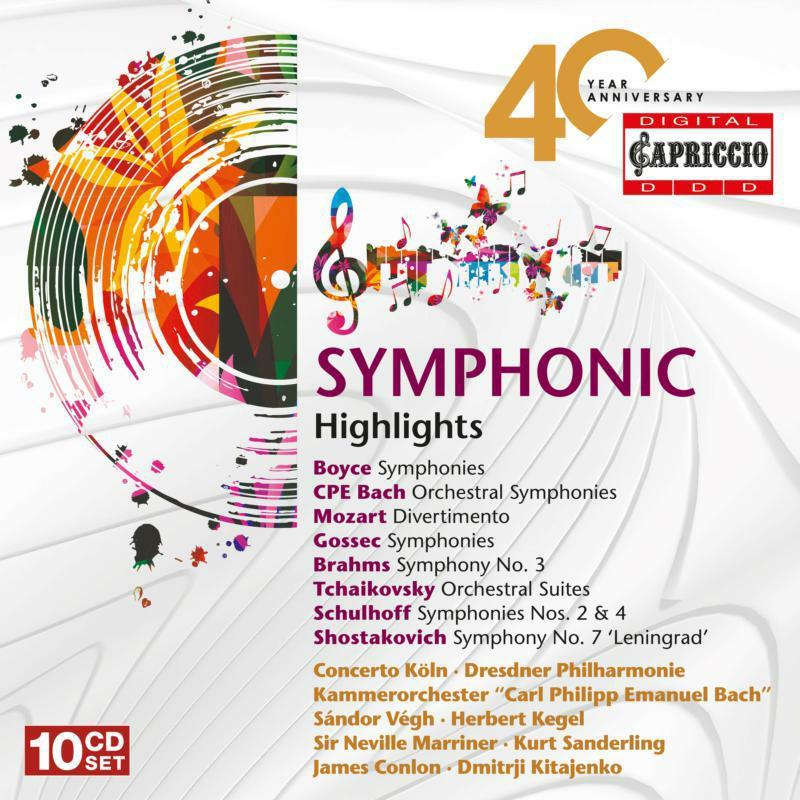 Various Artists - Symphonic Highlights For Capriccio's 40 Year Anniversary - Cd Box Set