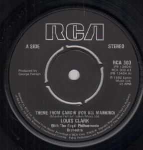 Louis Clark - Theme From Gandhi - 7 Inch