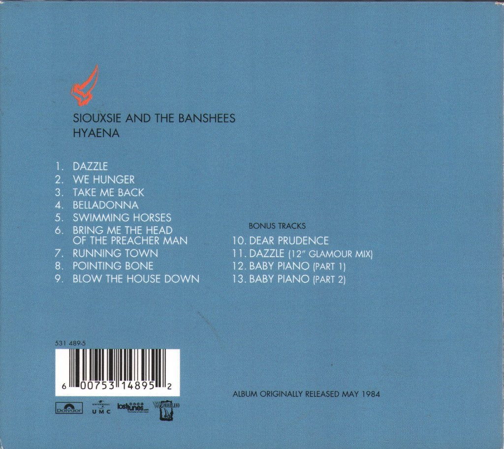 Siouxsie & The Banshees - Hyaena - Cd