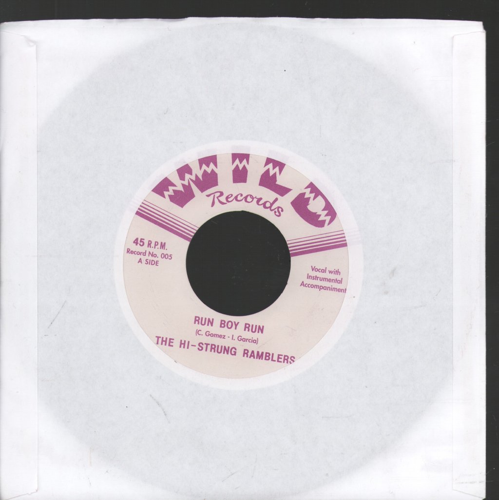 Hi-Strung Ramblers - Hobo Bop - 7 Inch