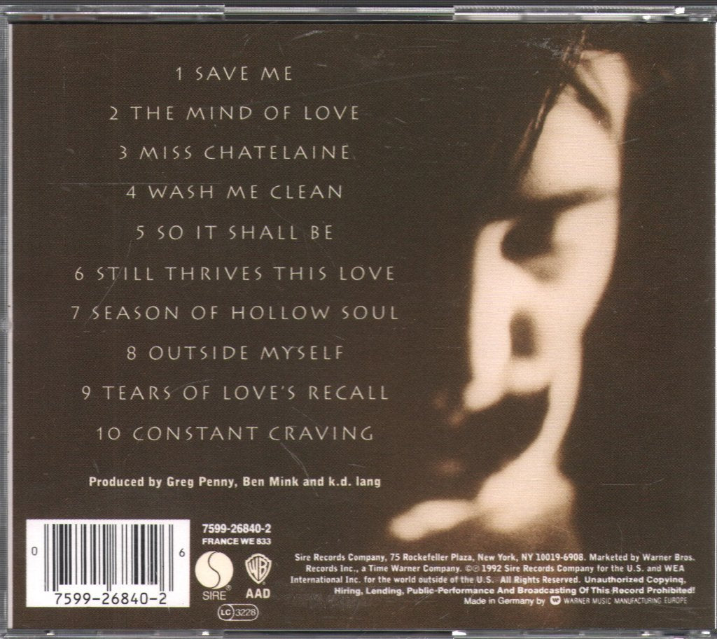 K.D. Lang - Ingenue - Cd