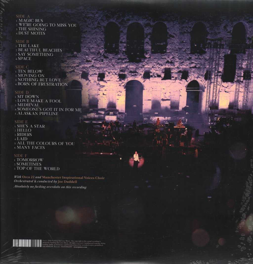James - James (Live At the Acropolis) - Triple Lp