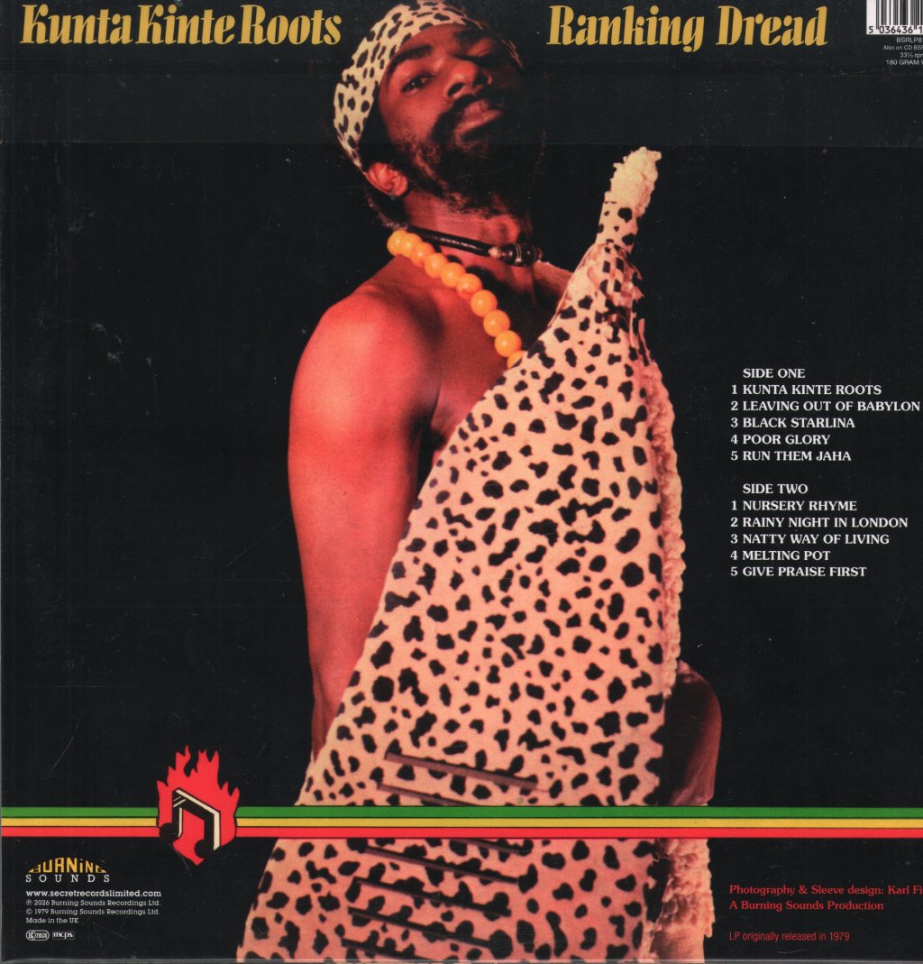 Ranking Dread - Kunta Kinte Roots - Lp
