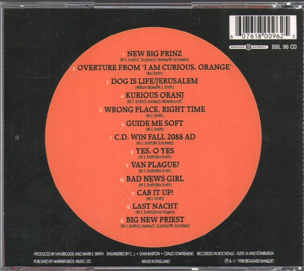 Fall - I Am Kurious Oranj - Cd