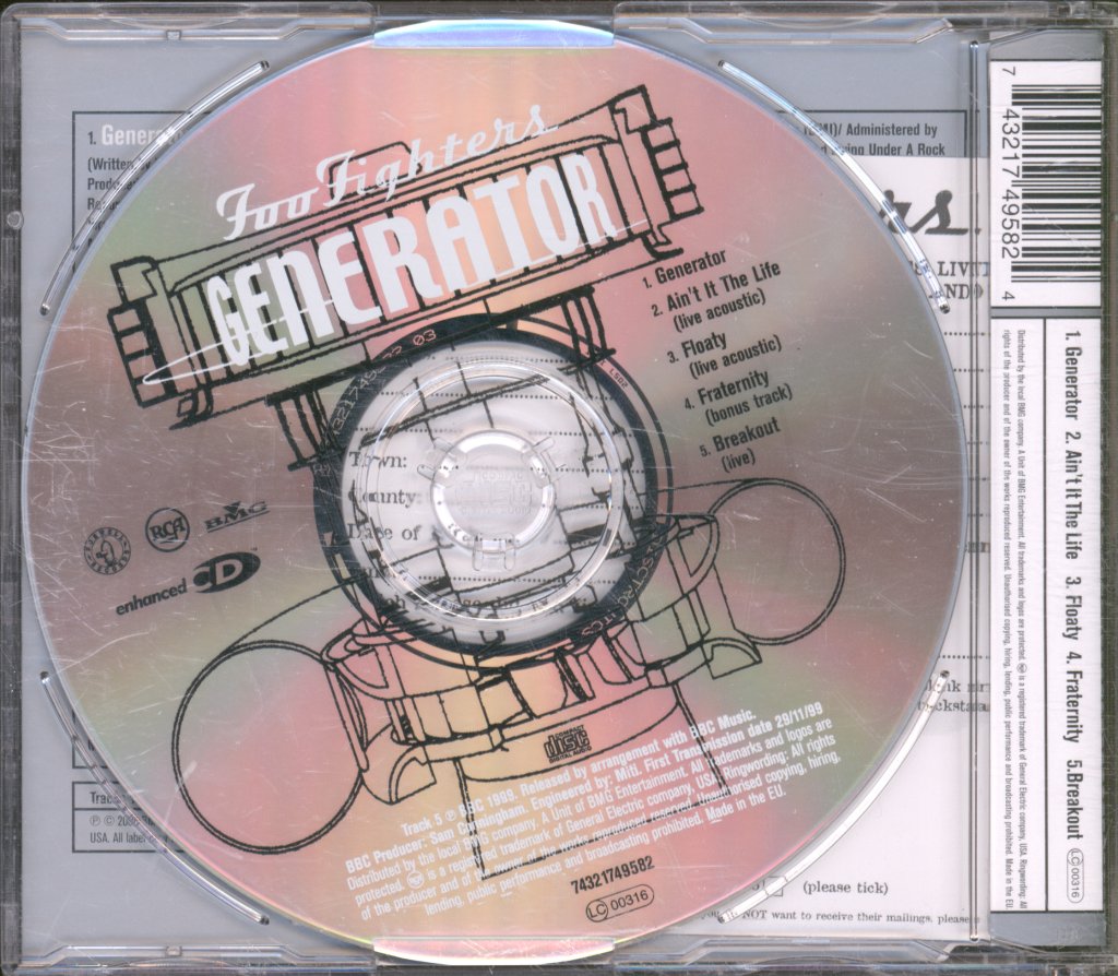 Foo Fighters - Generator - Cd