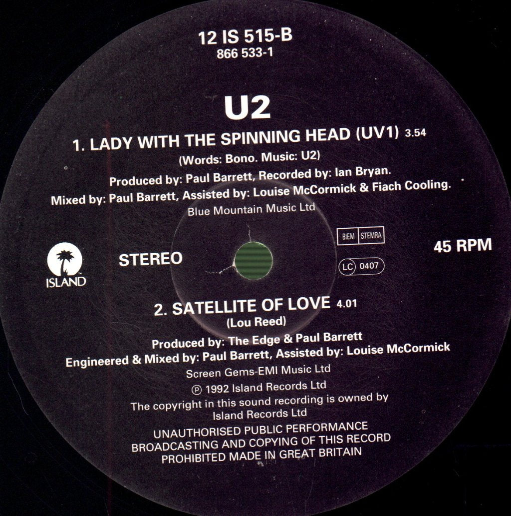 U2 - One - 12 Inch