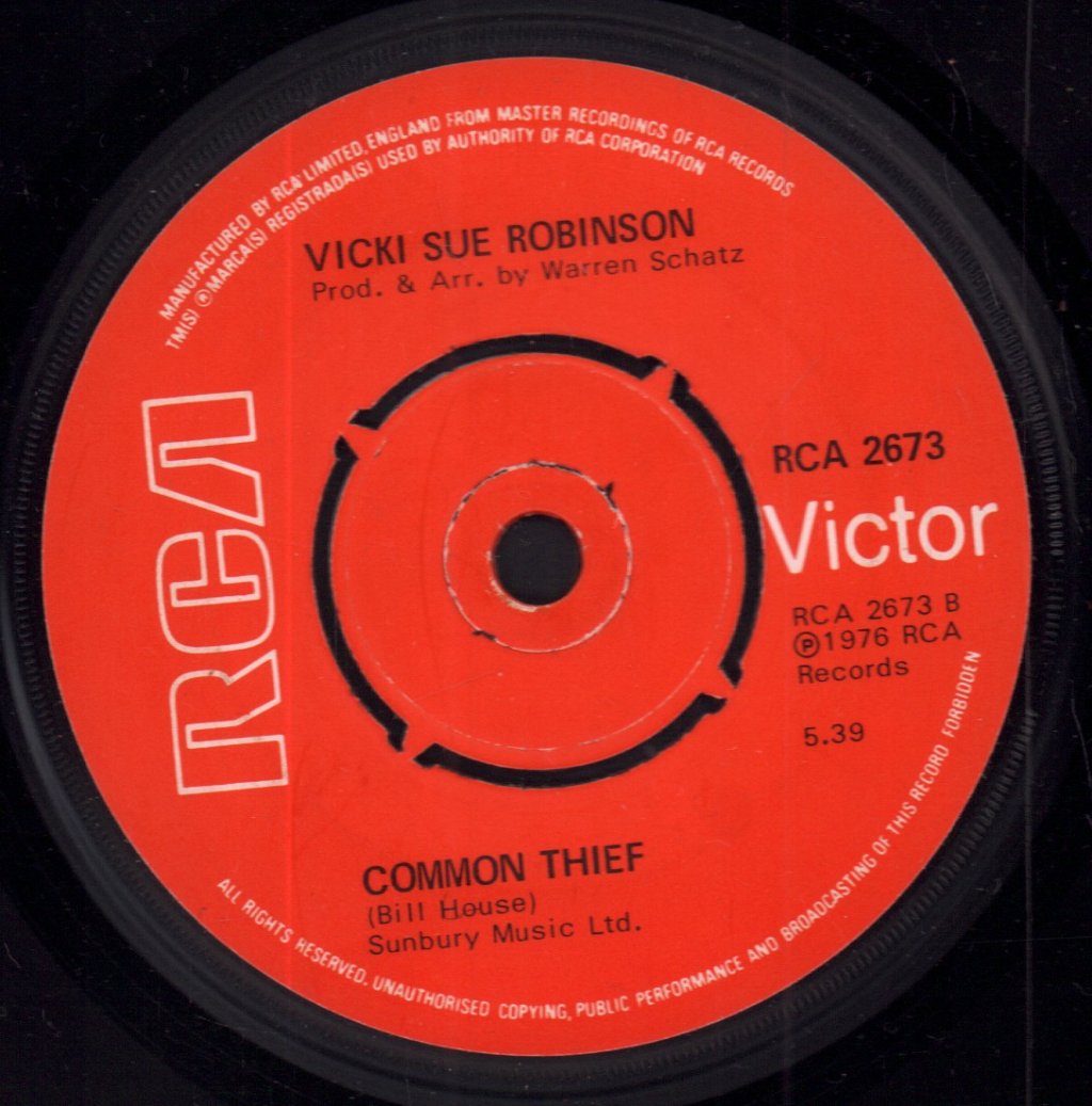 Vicki Sue Robinson - Turn The Beat Around - 7 Inch