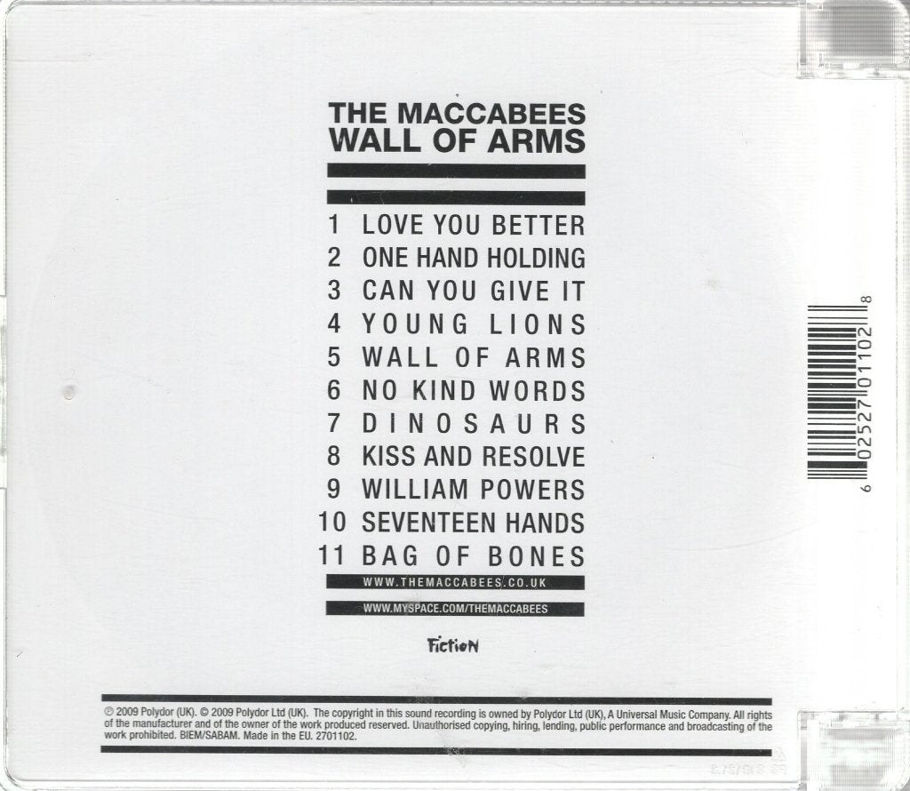 Maccabees - Wall Of Arms - Cd