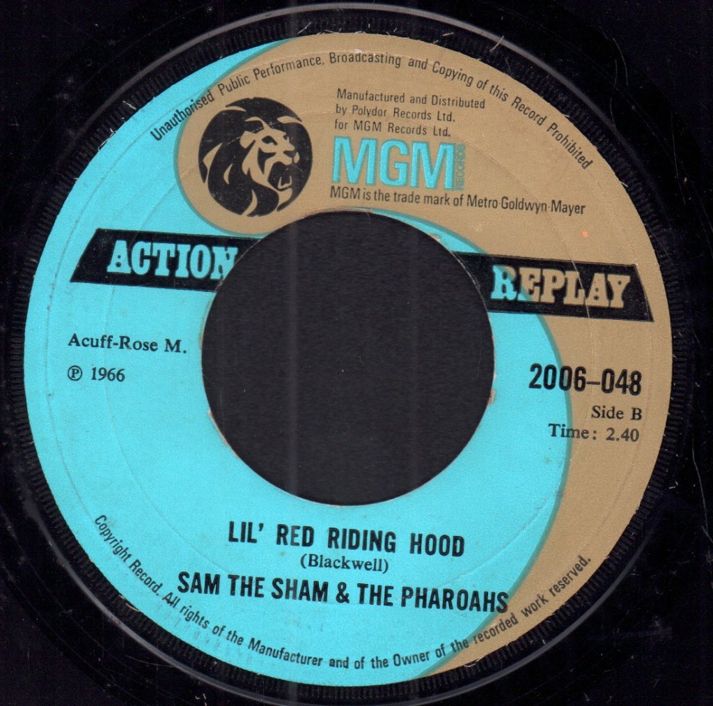 Sam The Sham And The Pharaohs - Wooly Bully - 7 Inch
