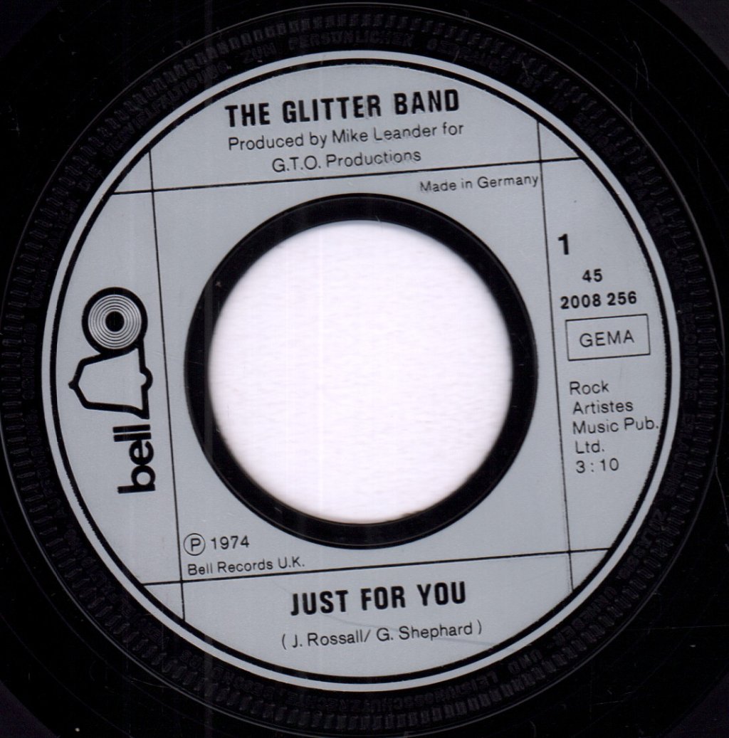 Glitter Band - Just For You - 7 Inch