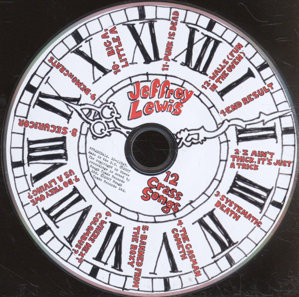 Jeffrey Lewis - 12 Crass Songs - Cd