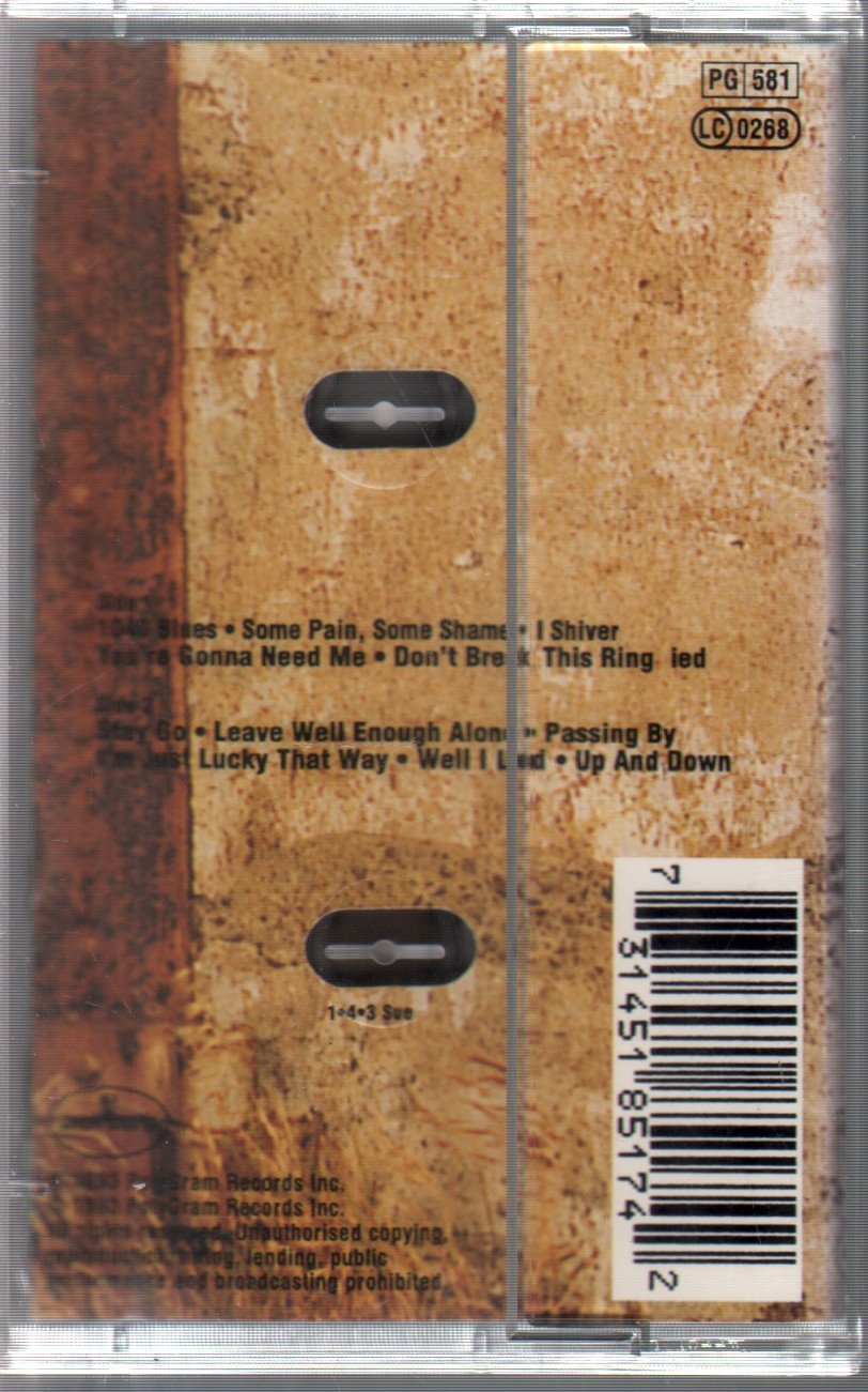 Robert Cray Band - Shame + A Sin - Cassette