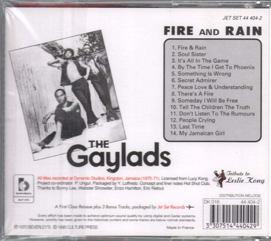 Gaylads - Fire And Rain - Cd