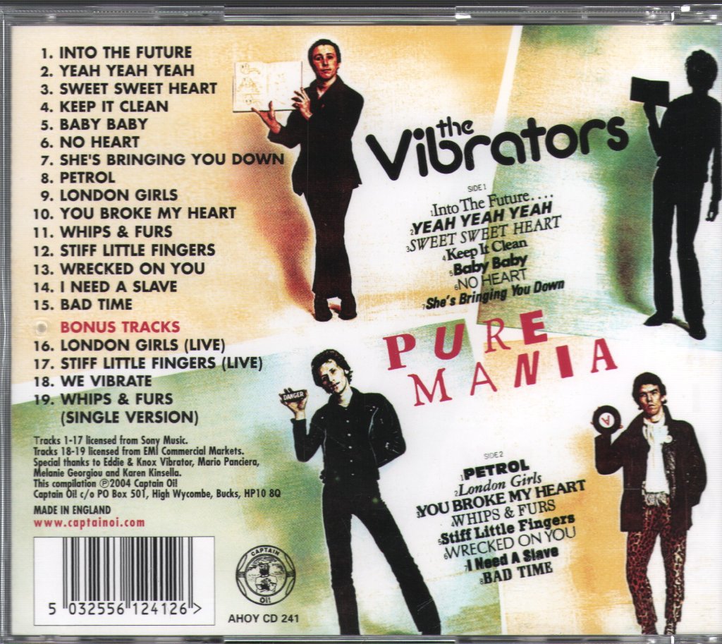 Vibrators - Pure Mania - Cd